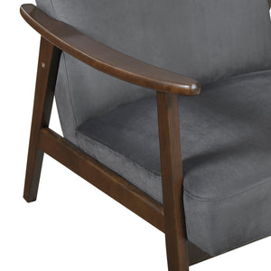 Woodside Velvet Accent Chair