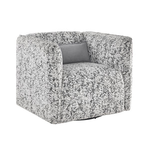 Marlow Jacquard Fabric Swivel Chair