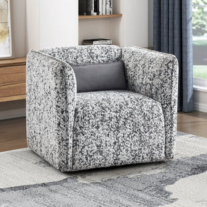 Marlow Jacquard Fabric Swivel Chair
