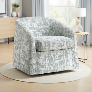 Havenridge Jacquard Fabric Swivel Chair