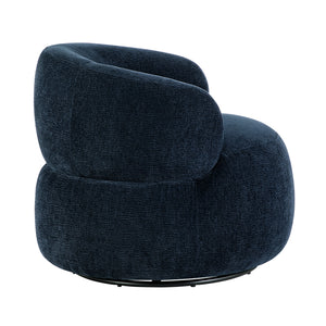 Rhea Chenille Fabric Swivel Chair