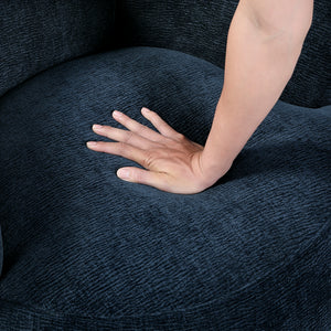 Rhea Chenille Fabric Swivel Chair