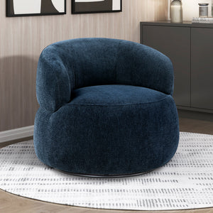 Rhea Chenille Fabric Swivel Chair