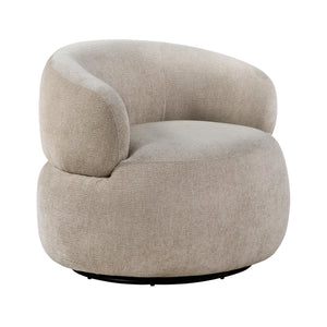 Rhea Chenille Fabric Swivel Chair