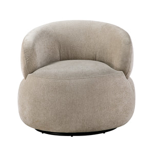 Rhea Chenille Fabric Swivel Chair