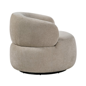 Rhea Chenille Fabric Swivel Chair