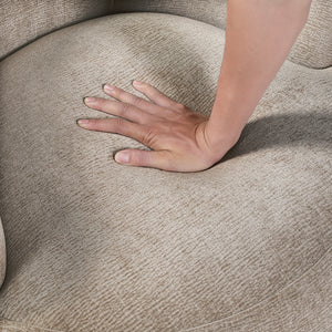 Rhea Chenille Fabric Swivel Chair