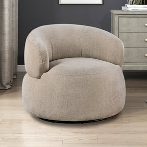Rhea Chenille Fabric Swivel Chair