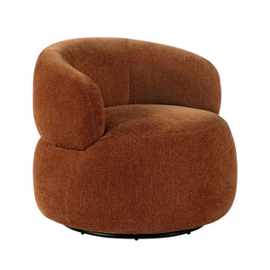 Rhea Chenille Fabric Swivel Chair