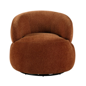 Rhea Chenille Fabric Swivel Chair