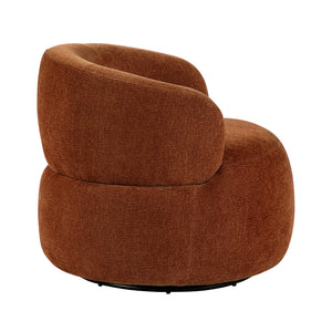 Rhea Chenille Fabric Swivel Chair