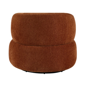 Rhea Chenille Fabric Swivel Chair