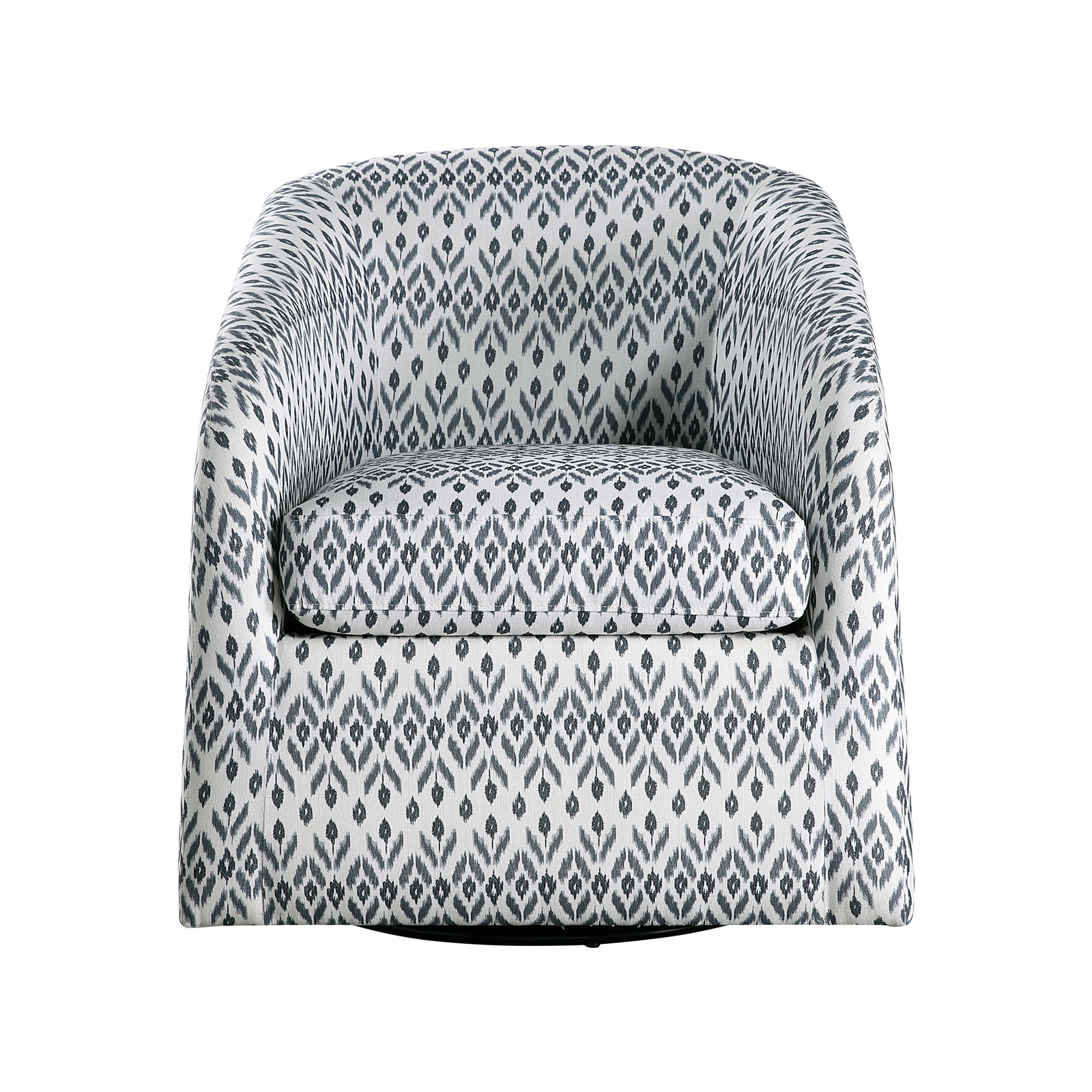 Agrela Textured Fabric Swivel Chair