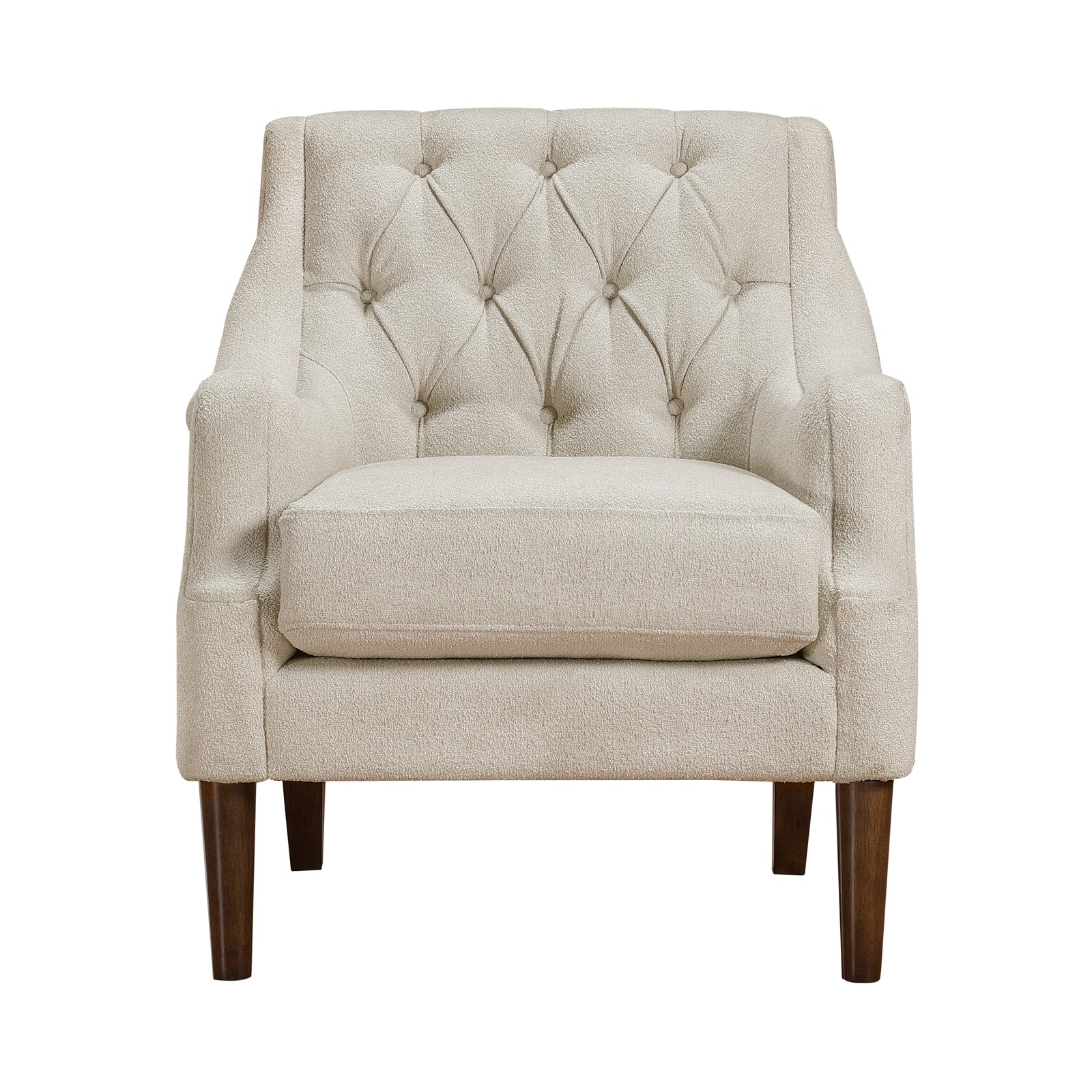 Vinca Boucle Fabric Accent Chair