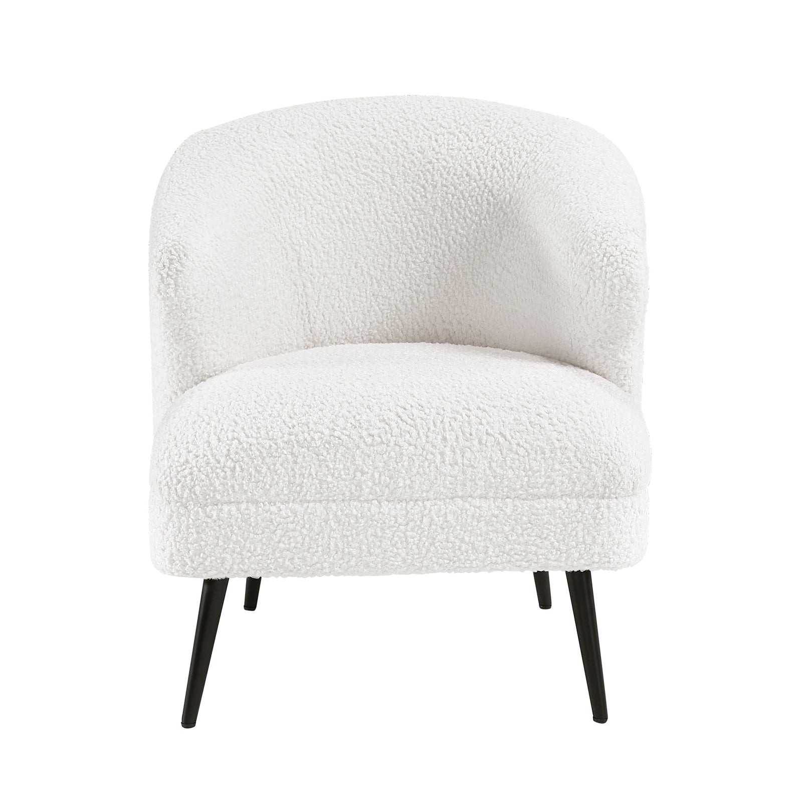 Hudson Boucle Fabric Accent Chair