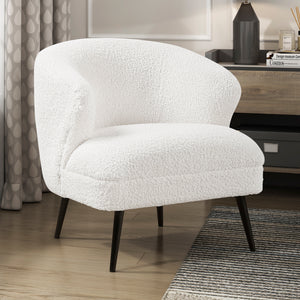 Hudson Boucle Fabric Accent Chair