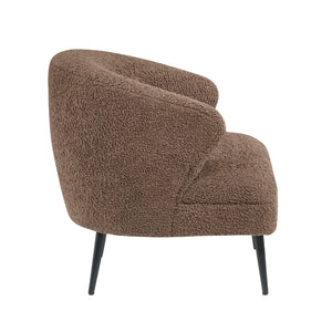 Hudson Boucle Fabric Accent Chair