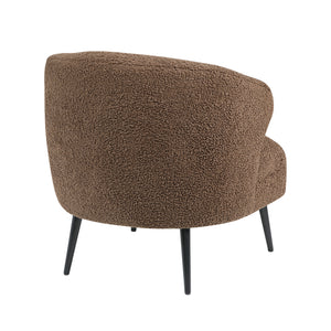 Hudson Boucle Fabric Accent Chair