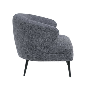 Hudson Boucle Fabric Accent Chair