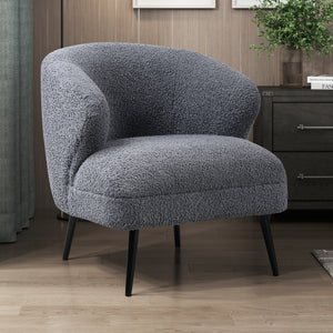 Hudson Boucle Fabric Accent Chair