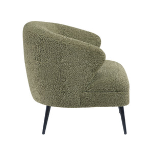 Hudson Boucle Fabric Accent Chair