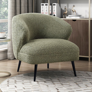 Hudson Boucle Fabric Accent Chair