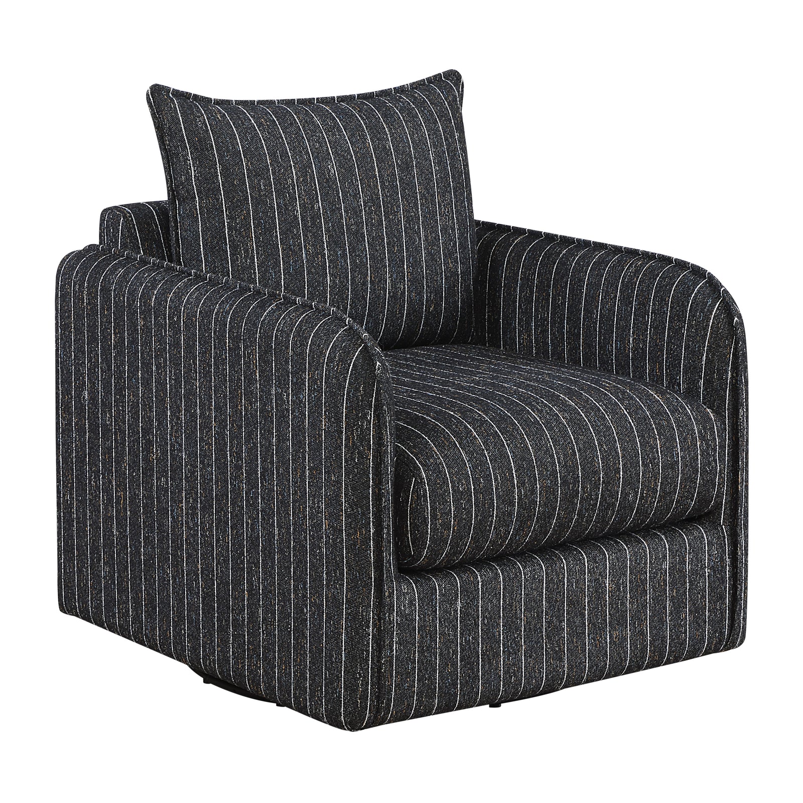 Calmette Textured Fabric Swivel Chair