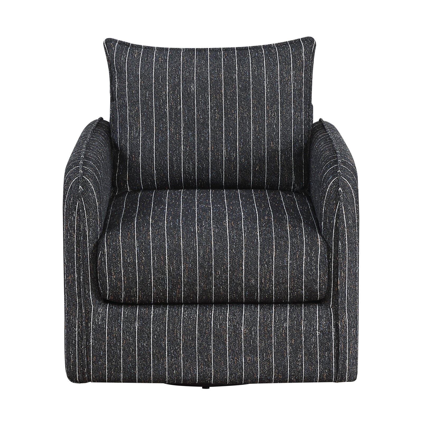 Calmette Textured Fabric Swivel Chair