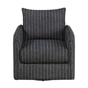 Calmette Textured Fabric Swivel Chair
