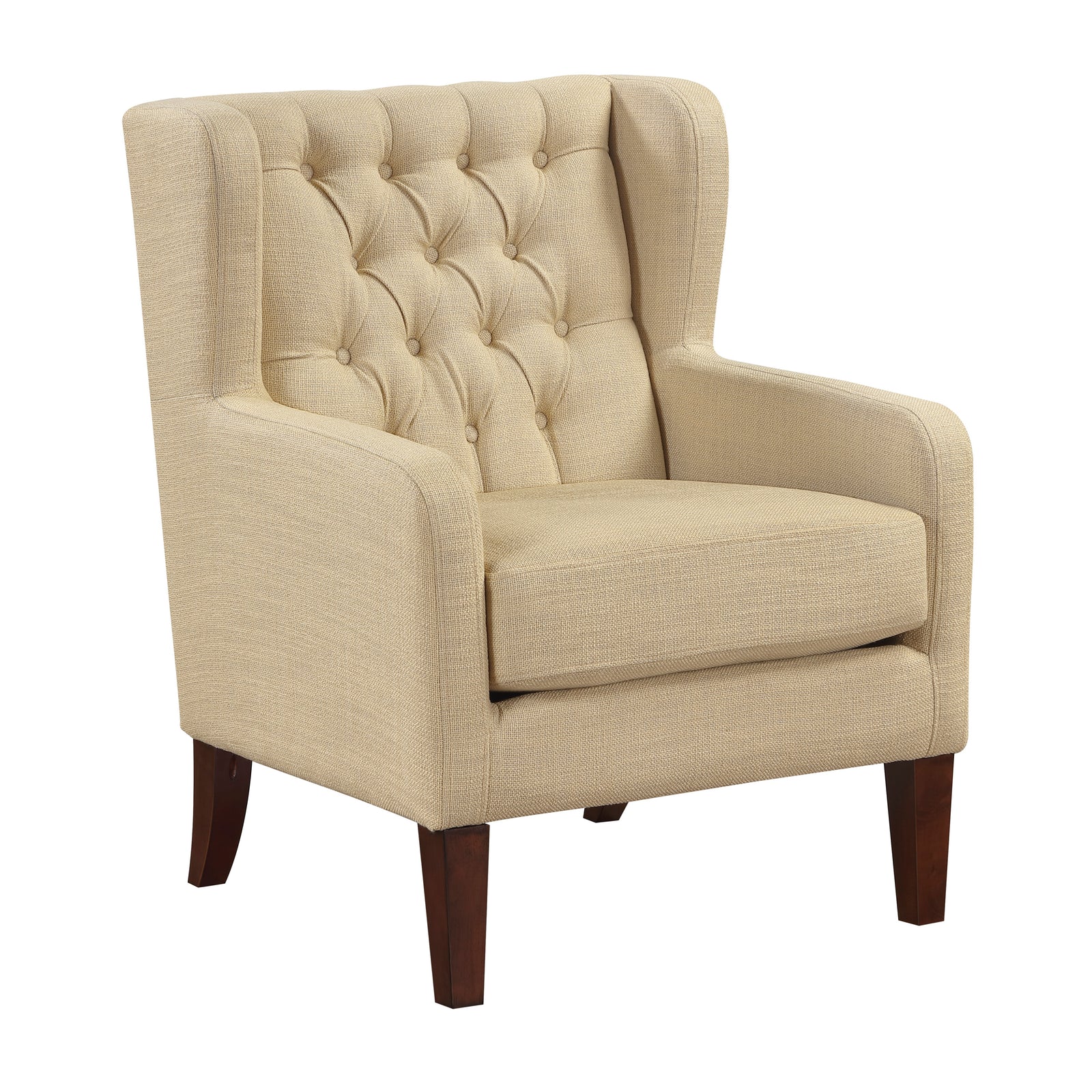 Clark Textured Fabric Accent Chair