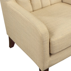Clark Textured Fabric Accent Chair