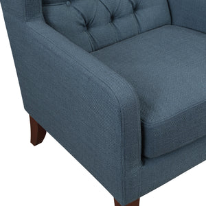 Clark Textured Fabric Accent Chair