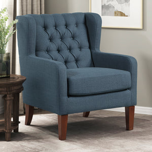Clark Textured Fabric Accent Chair