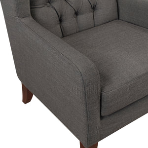 Clark Textured Fabric Accent Chair