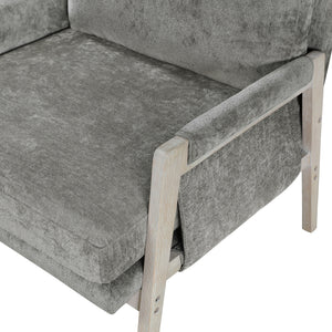 Willia Chenille Fabric Accent Chair