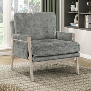 Willia Chenille Fabric Accent Chair