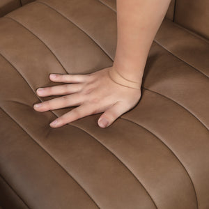 Tarn Leather Match Swivel Chair