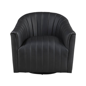 Tarn Leather Match Swivel Chair
