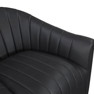Tarn Leather Match Swivel Chair