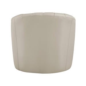Tarn Leather Match Swivel Chair