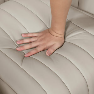 Tarn Leather Match Swivel Chair