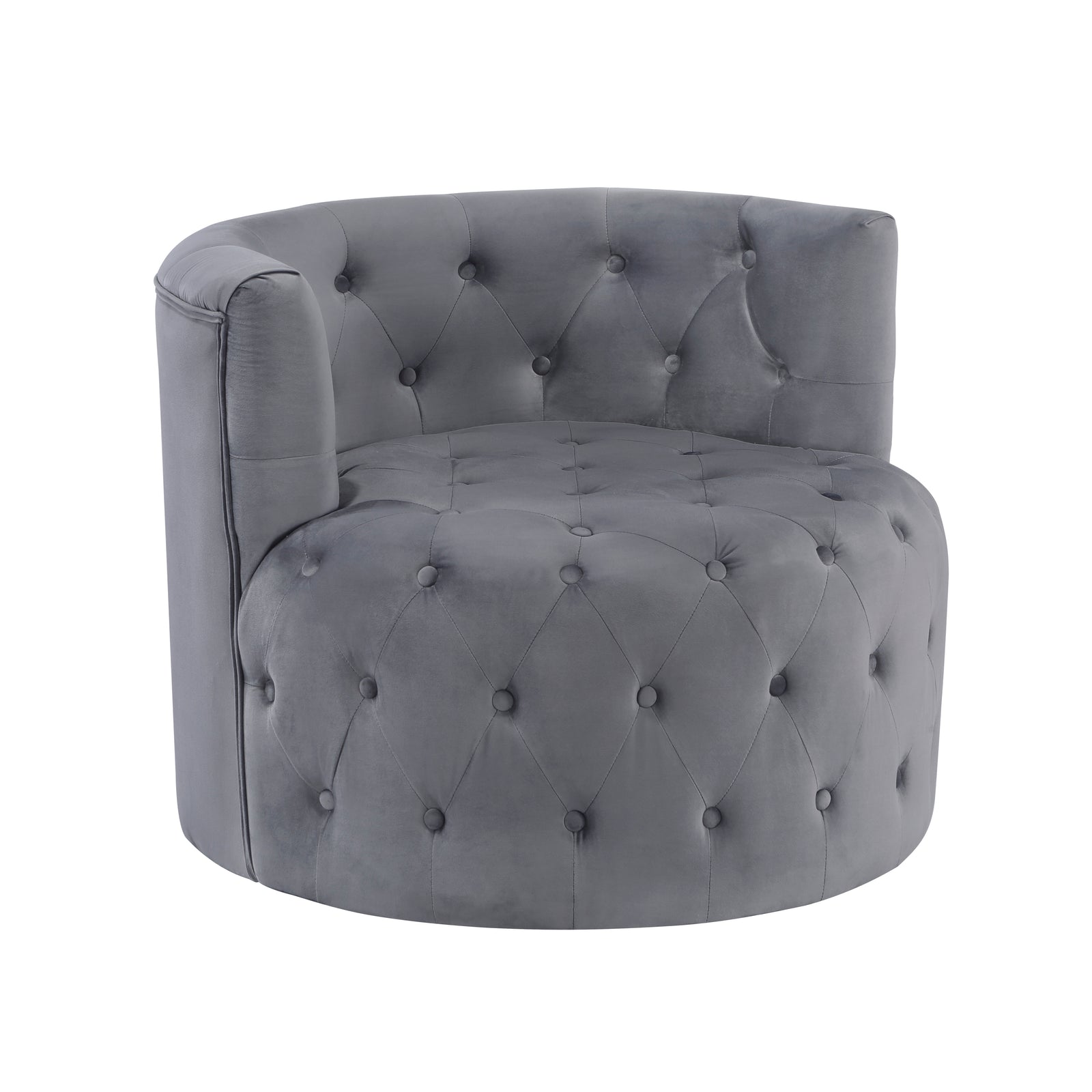 Courtenay Velvet Swivel Chair