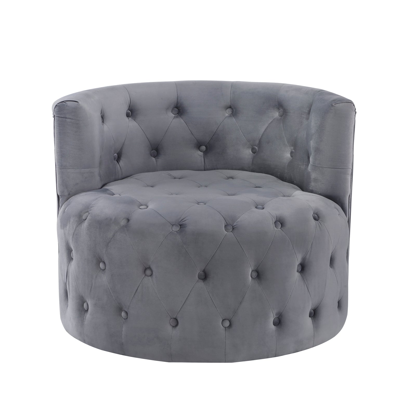 Courtenay Velvet Swivel Chair