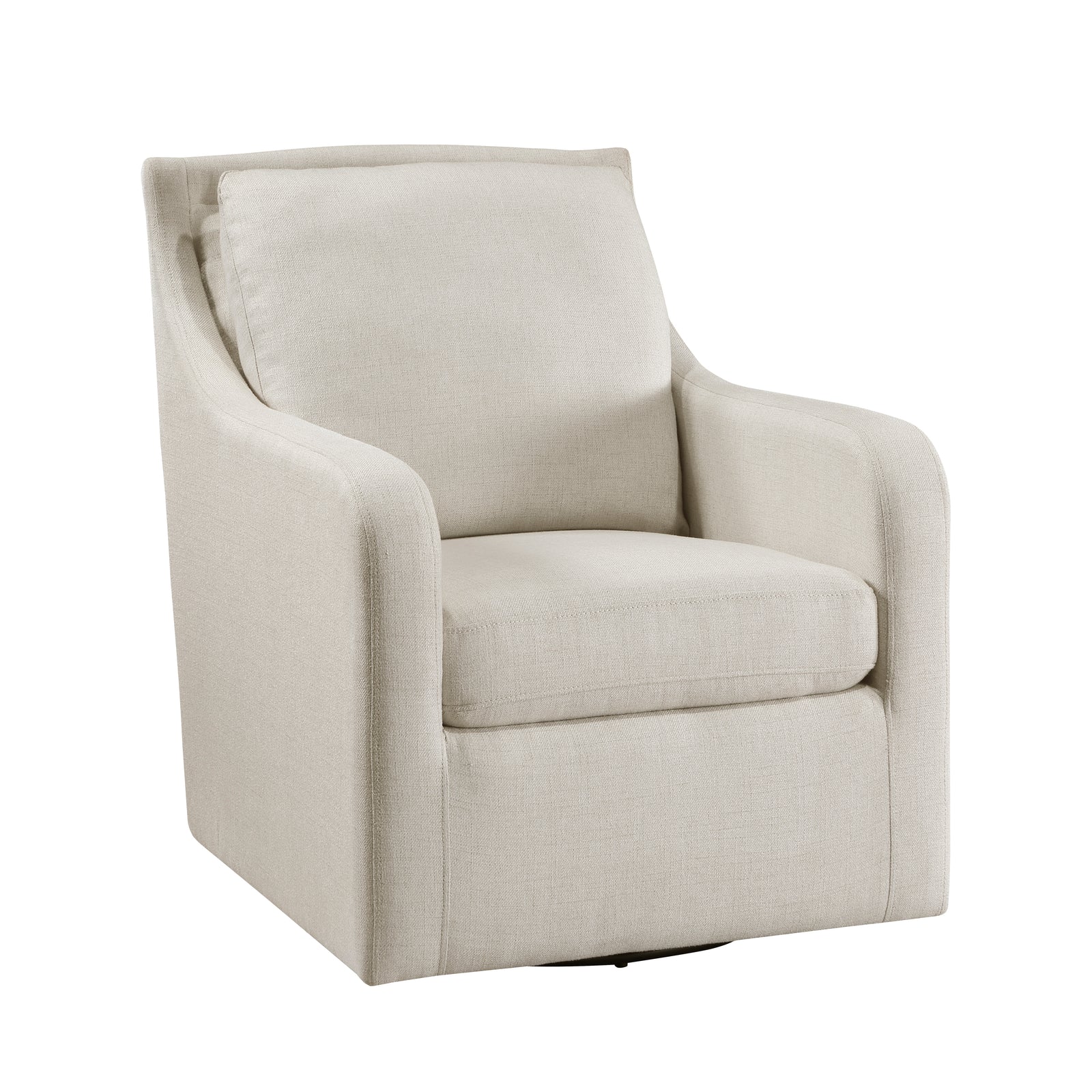 Elma Fabric Upholstered Swivel Chair