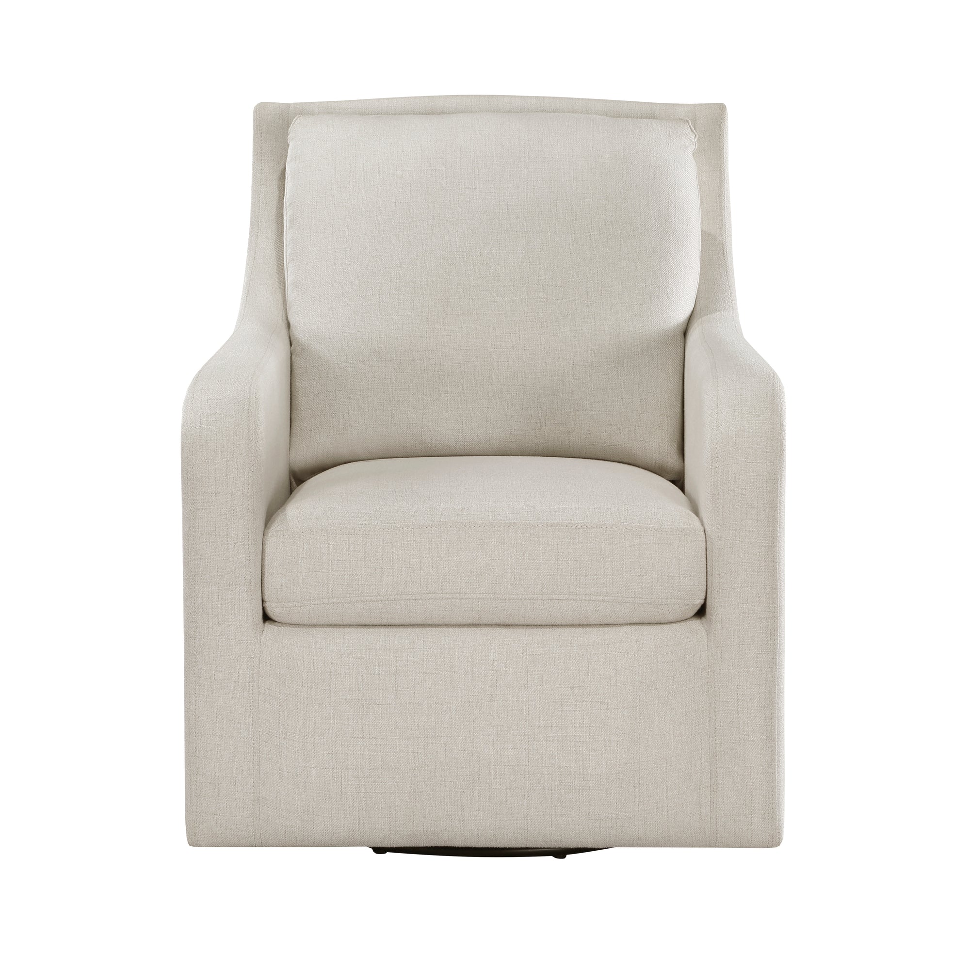 Elma Fabric Upholstered Swivel Chair