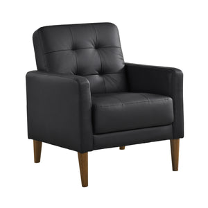Novara Leather Match Accent Chair