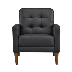 Novara Leather Match Accent Chair