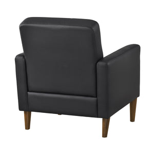 Novara Leather Match Accent Chair