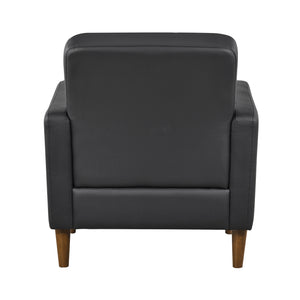 Novara Leather Match Accent Chair