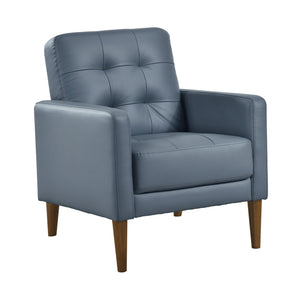 Novara Leather Match Accent Chair